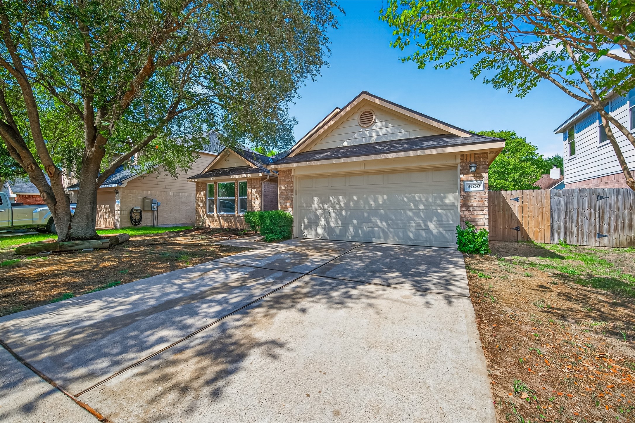4630 Twisting Road Houston, TX 77084 - Photo 3 of 49 a front view of a house with garden