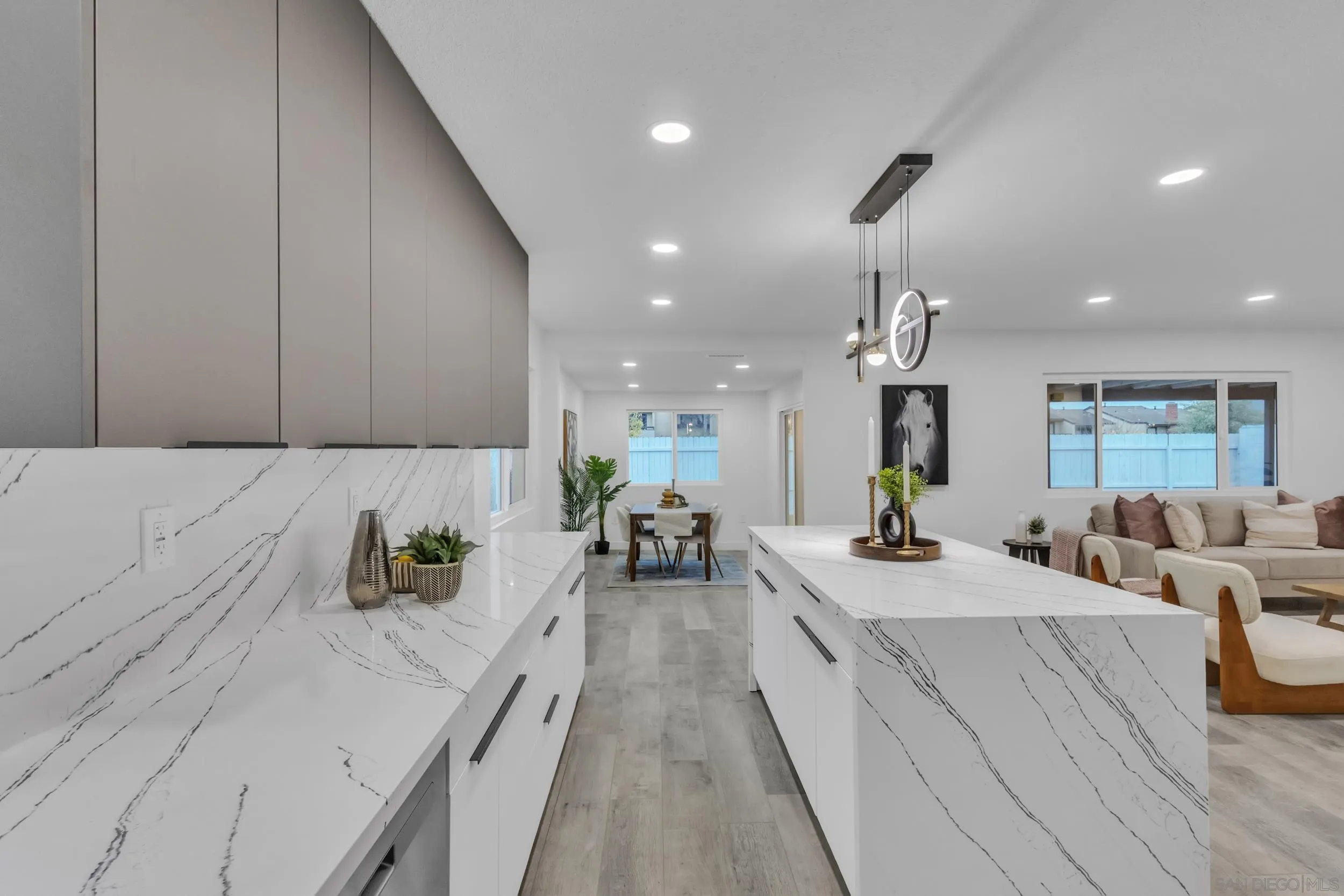 9253 Les Road Santee, CA 92071 - Photo 19 of 35 a large kitchen with stainless steel appliances lots of counter top space