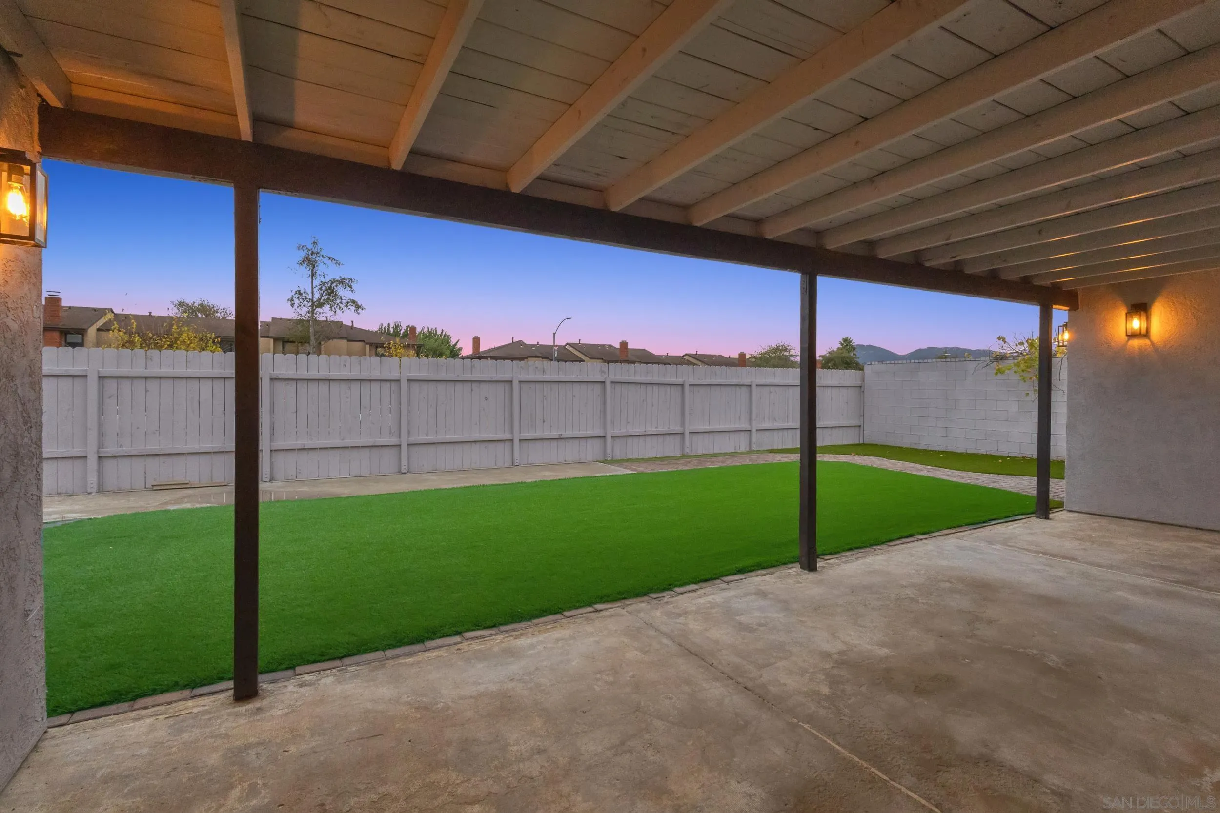 9253 Les Road Santee, CA 92071 - Photo 32 of 35 a view of a backyard
