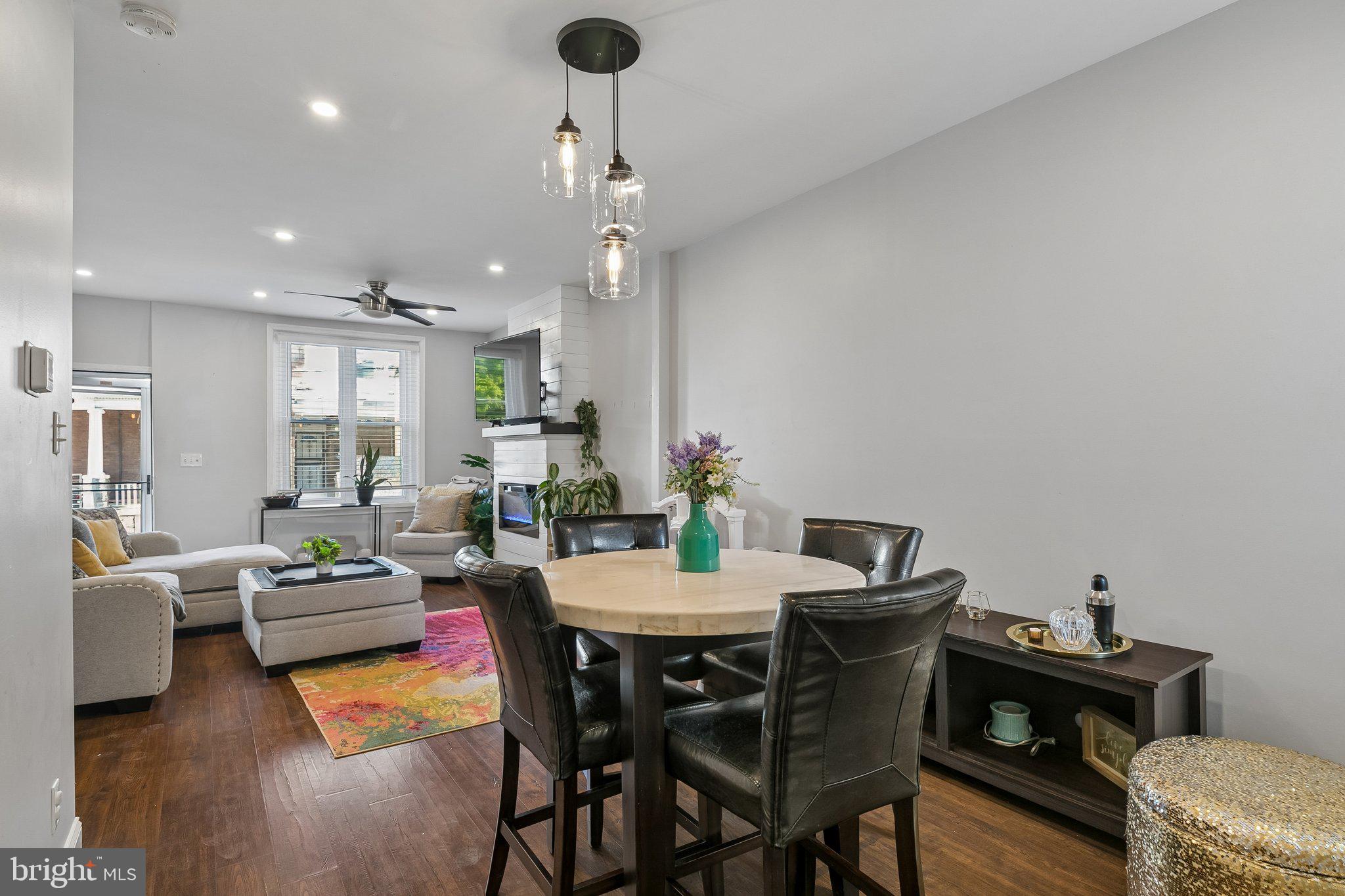 5365 Morris Street Philadelphia, PA 19144 - Photo 12 of 35 a view of a dining room with furniture and wooden floor