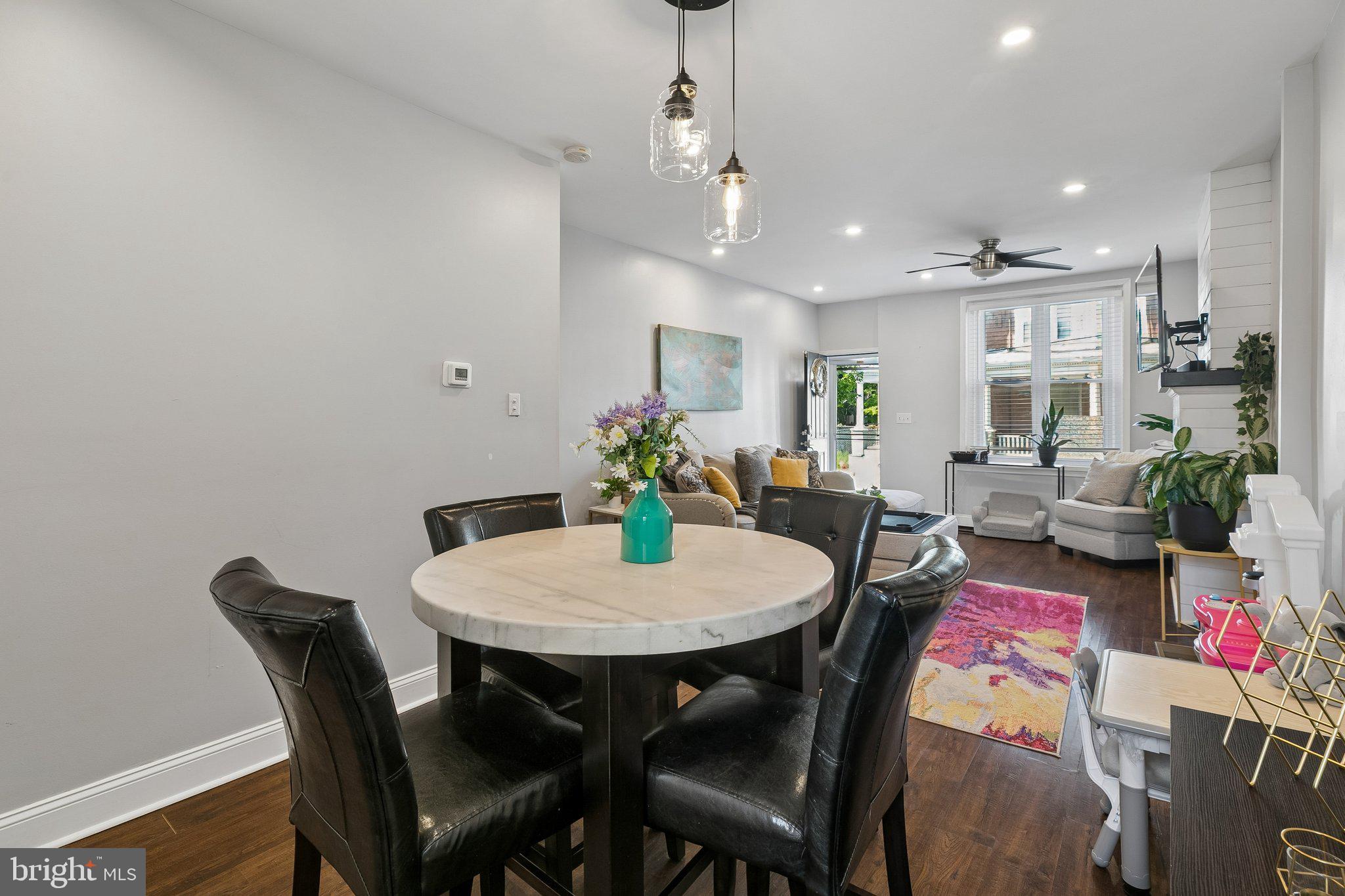 5365 Morris Street Philadelphia, PA 19144 - Photo 13 of 35 a view of a dining room with furniture and wooden floor