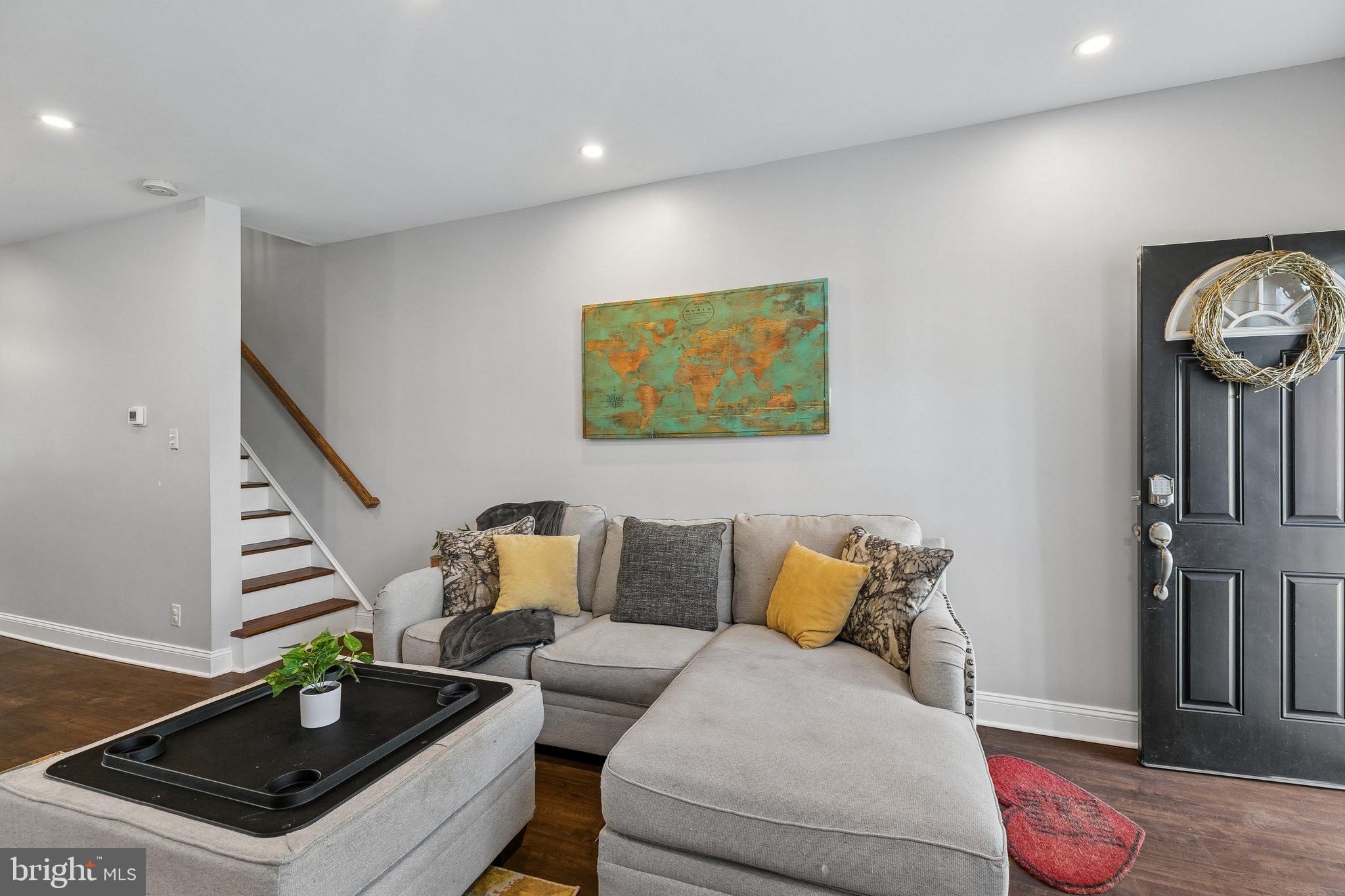 5365 Morris Street Philadelphia, PA 19144 - Photo 7 of 35 a living room with furniture and a wooden floor