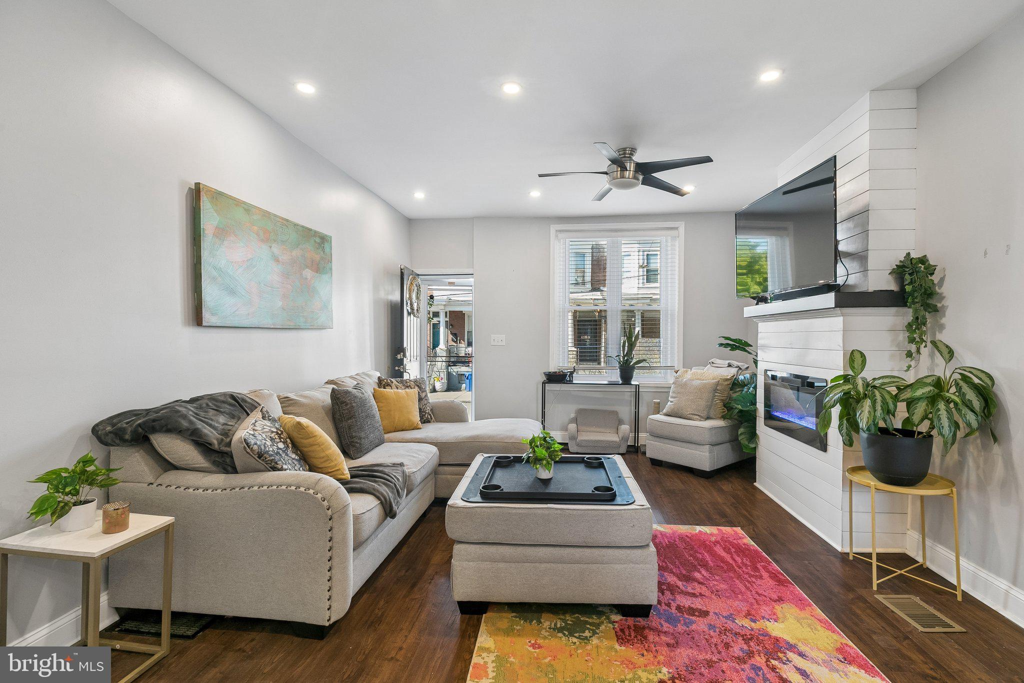 5365 Morris Street Philadelphia, PA 19144 - Photo 10 of 35 a living room with furniture potted plant and kitchen view
