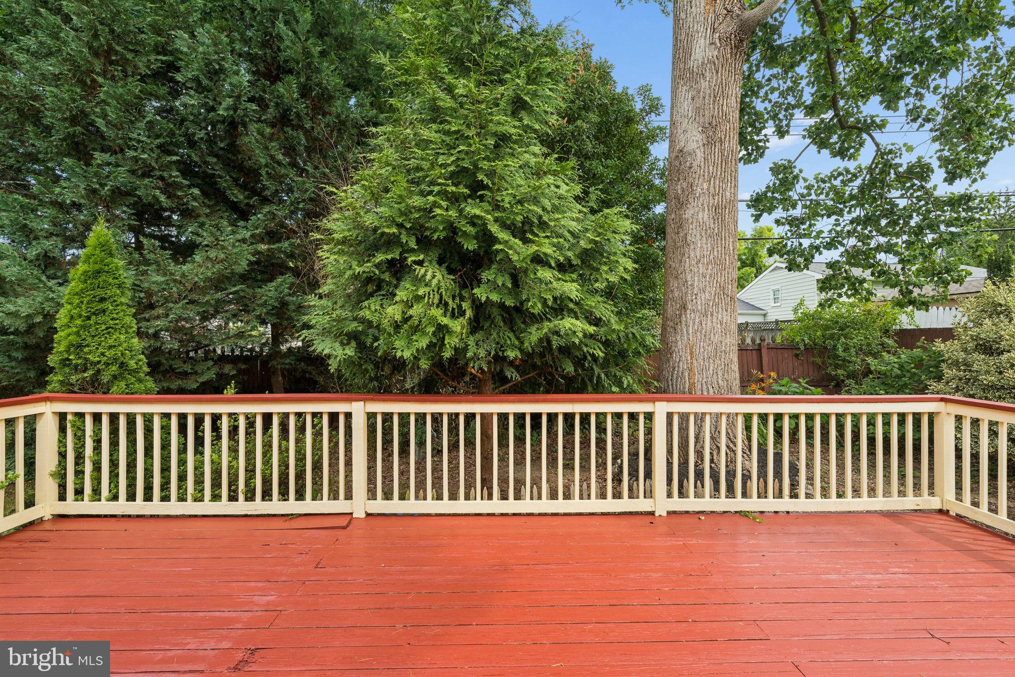 102 Othoridge Road Lutherville-Timonium, MD 21093 - Photo 30 of 43 Large Deck among Mature Trees