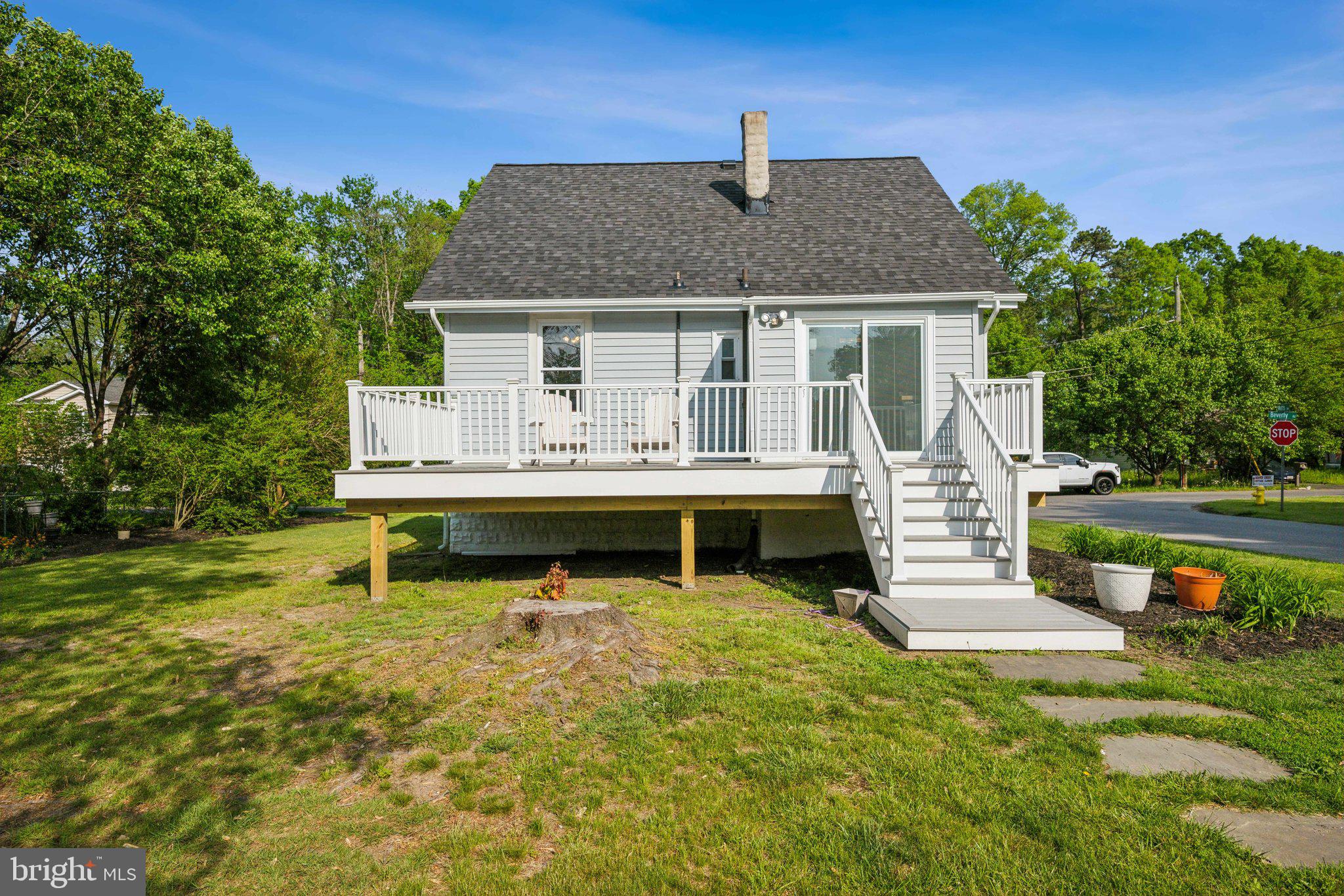 8116 Beverly Road Severn, MD 21144 - Photo 22 of 24 a aerial view of a house with swimming pool and sitting area