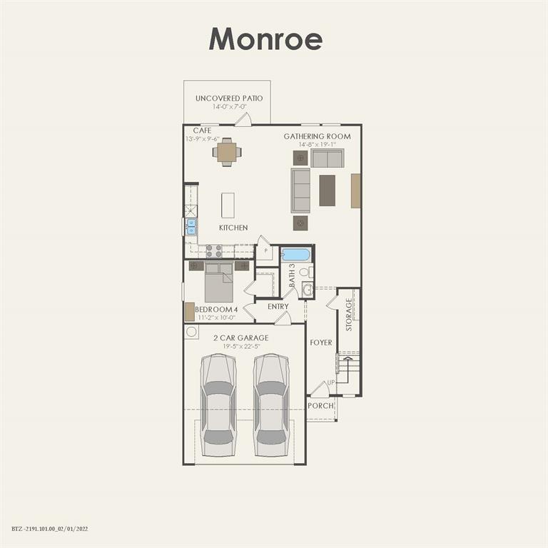 1136 Loch Way Princeton, TX 75407 - Photo 15 of 17 First floor layout