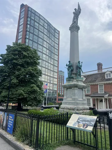 a view of a street in a building