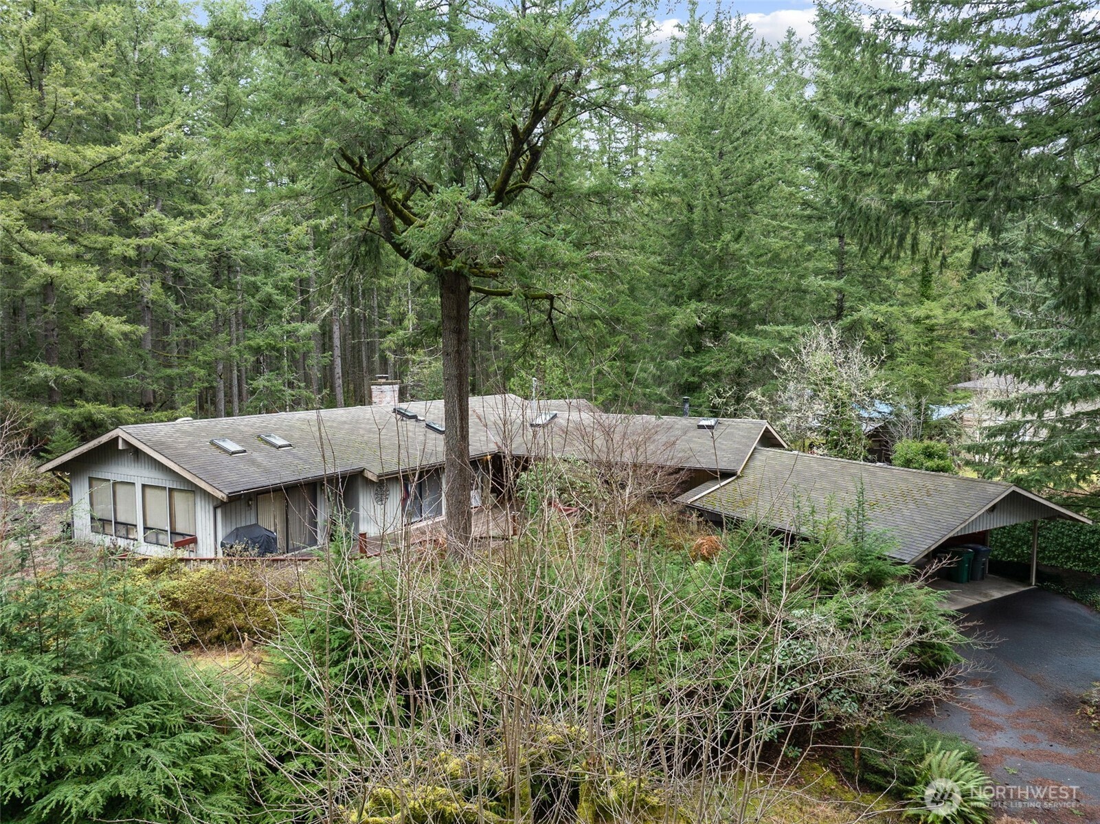 29722 Southeast Kent Kangley Road Ravensdale, WA 98051 - Photo 1 of 28 an aerial view of house with yard and outdoor seating