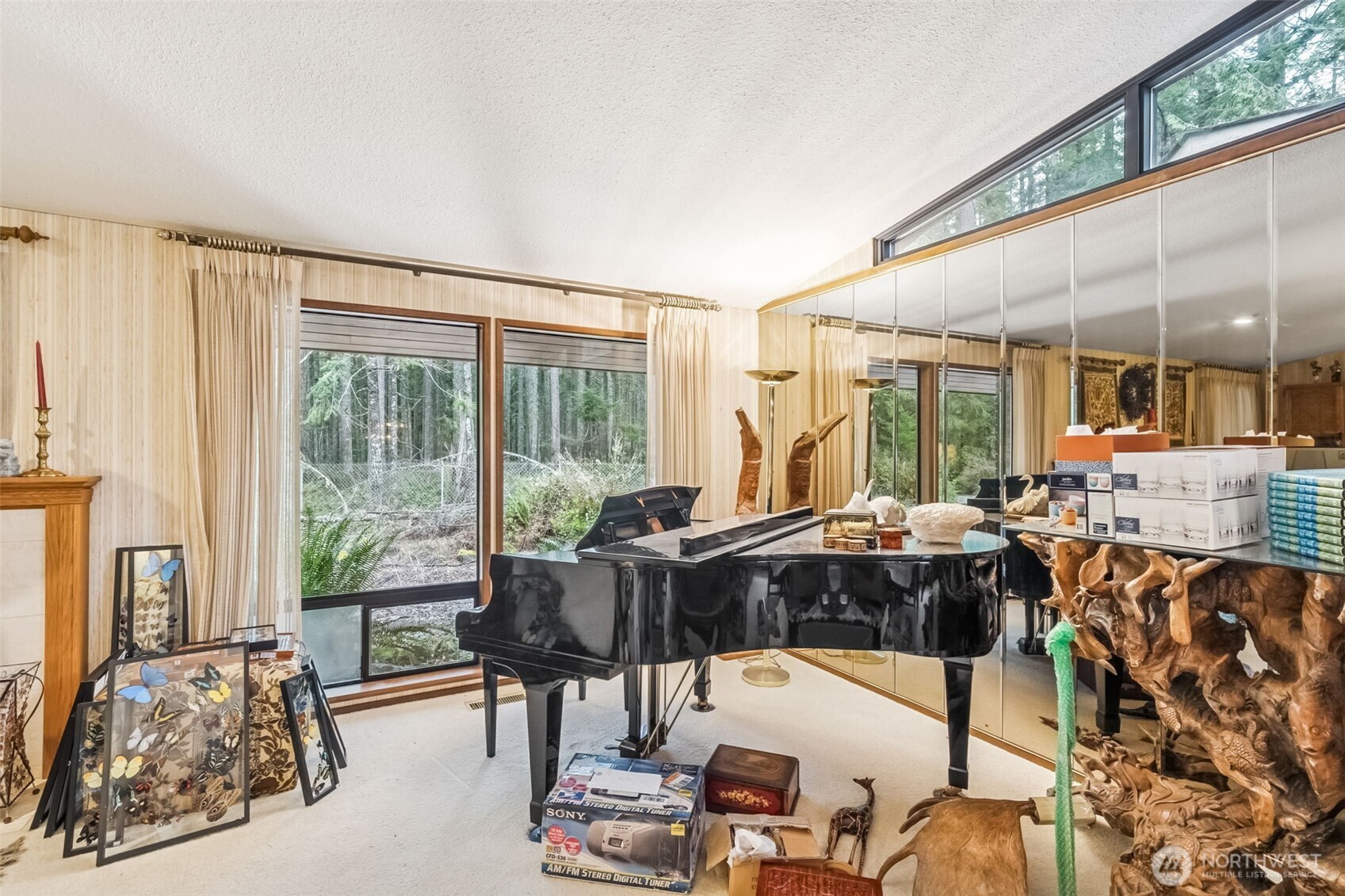 29722 Southeast Kent Kangley Road Ravensdale, WA 98051 - Photo 8 of 28 a living room with furniture and a large window