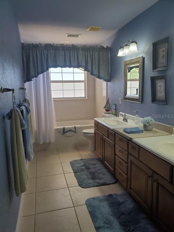 Undisclosed Address Umatilla, FL 32784 - Photo 7 of 9 a bathroom with a sink a toilet and mirror