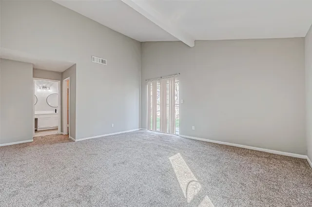 a view of an empty room