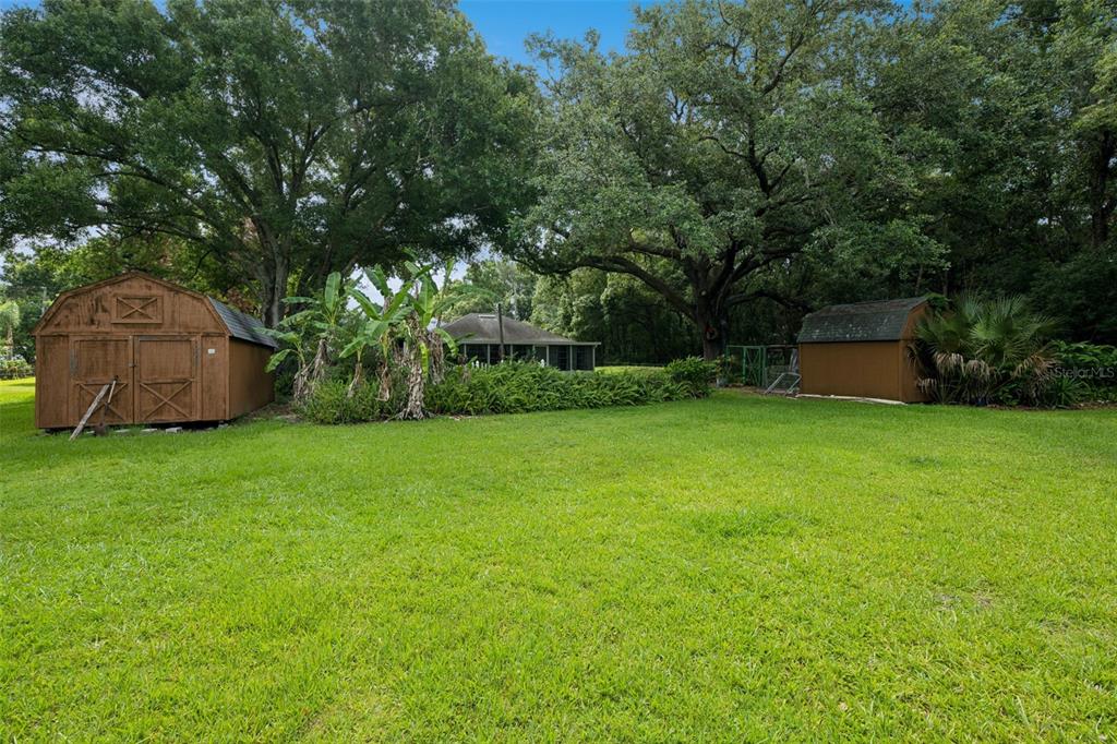 420 Jacks Memorial Road St. Cloud, FL 34769 - Photo 21 of 31 a backyard of a house with table and chairs