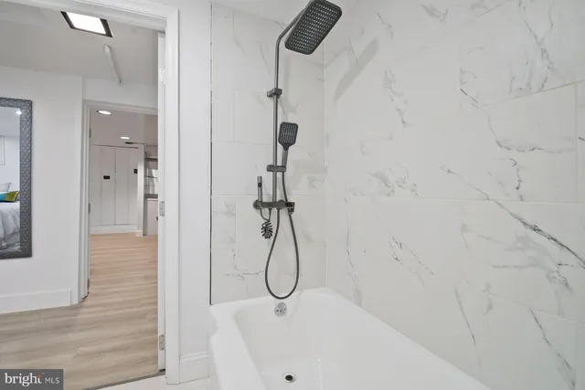 a bathroom with a sink