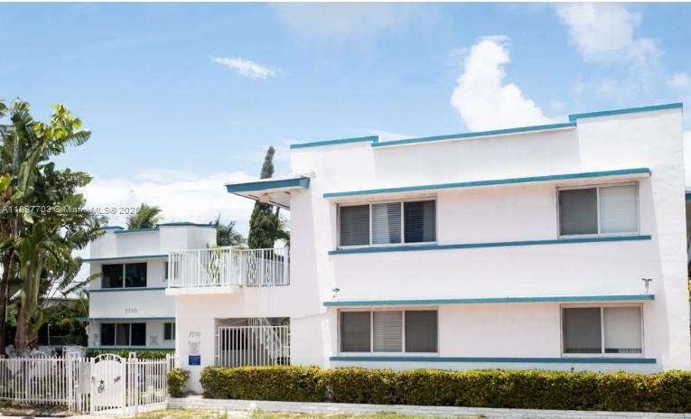 7710 Harding Avenue, Unit 2 Miami Beach, FL 33141 - Photo 2 of 3 a front view of a building