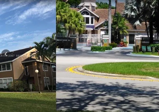 a view of a house with a swimming pool