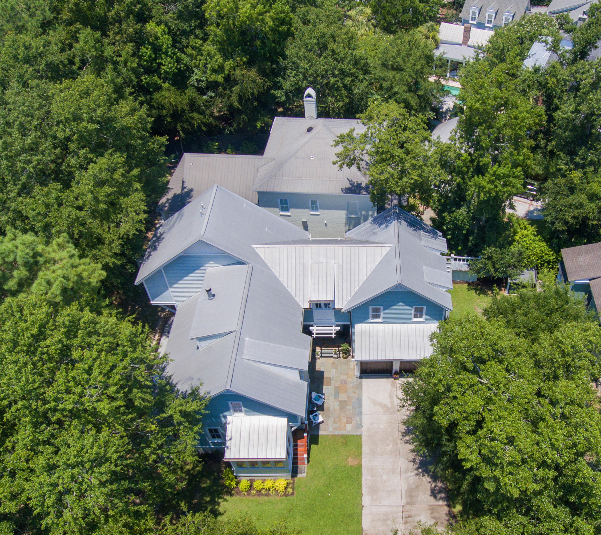 55 Frogmore Road Mount Pleasant, SC 29464 - Photo 54 of 64 Aerial View of Home