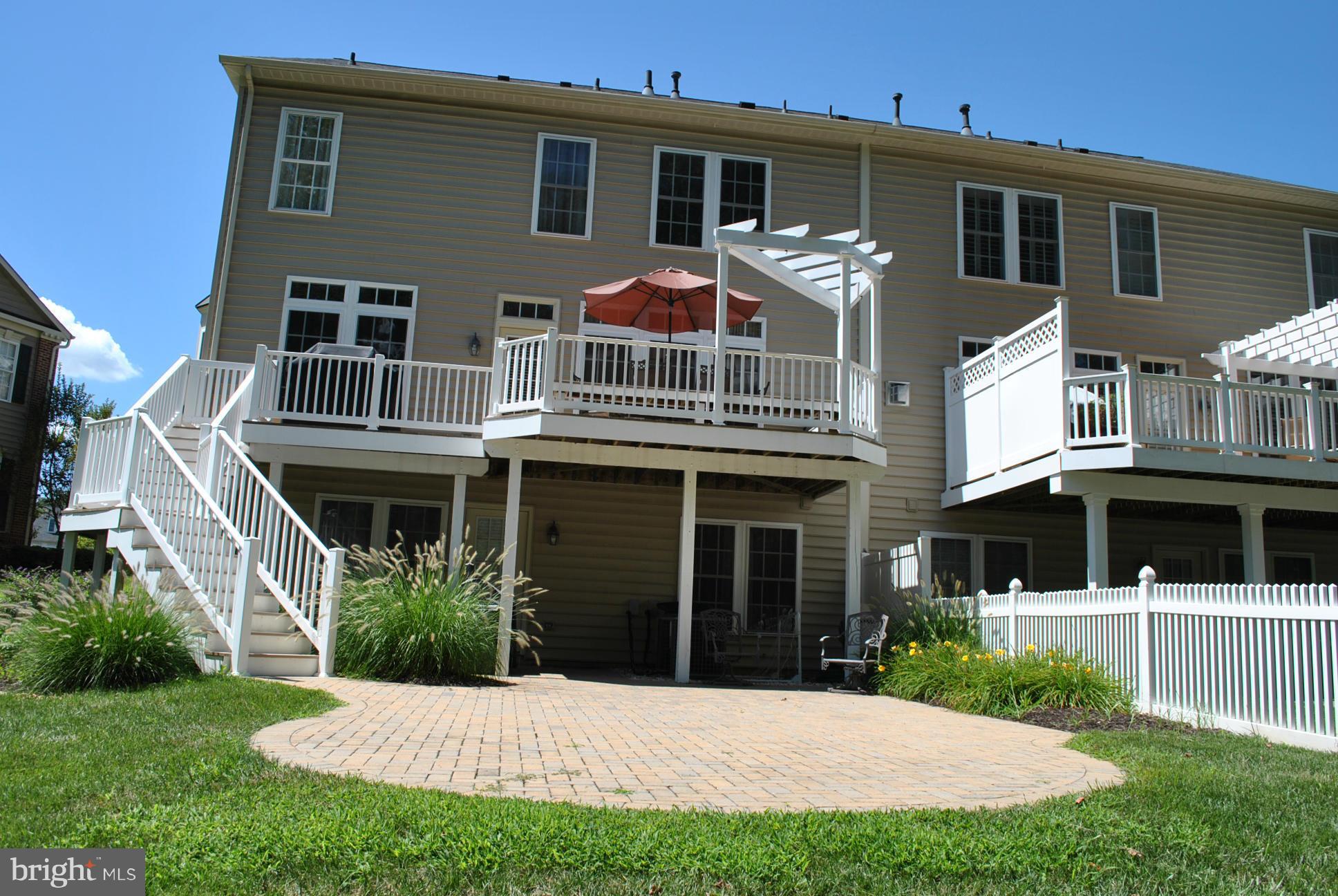 5113 Bright Owl Road Perry Hall, MD 21128 - Photo 25 of 30 CUSTOM PAVER PATIO & MAINTENANCE FREE DECK W/STEPS
