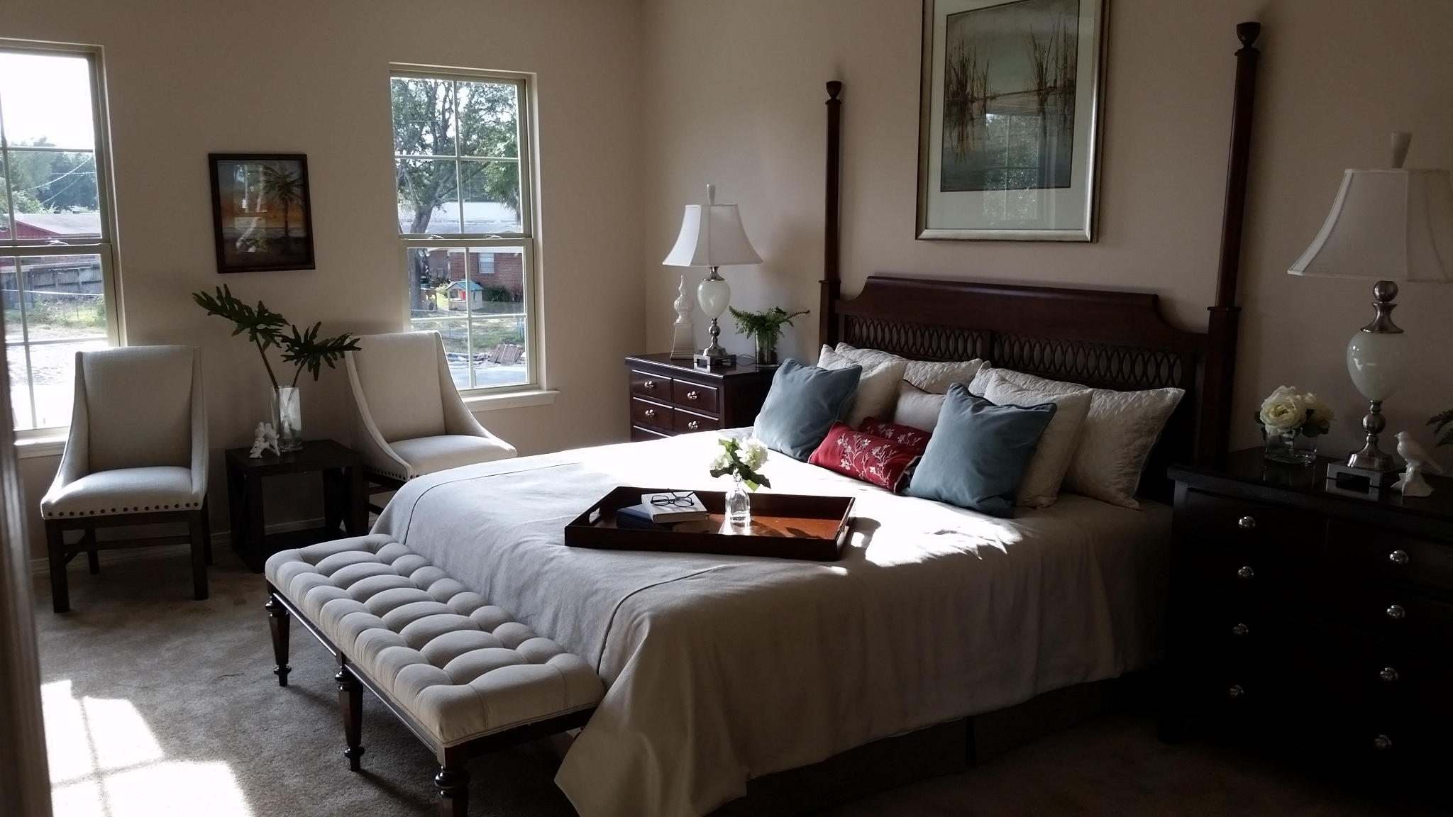 205 Rigdon Court Northwest Fort Walton Beach, FL 32548 - Photo 30 of 48 a bedroom with furniture and a window