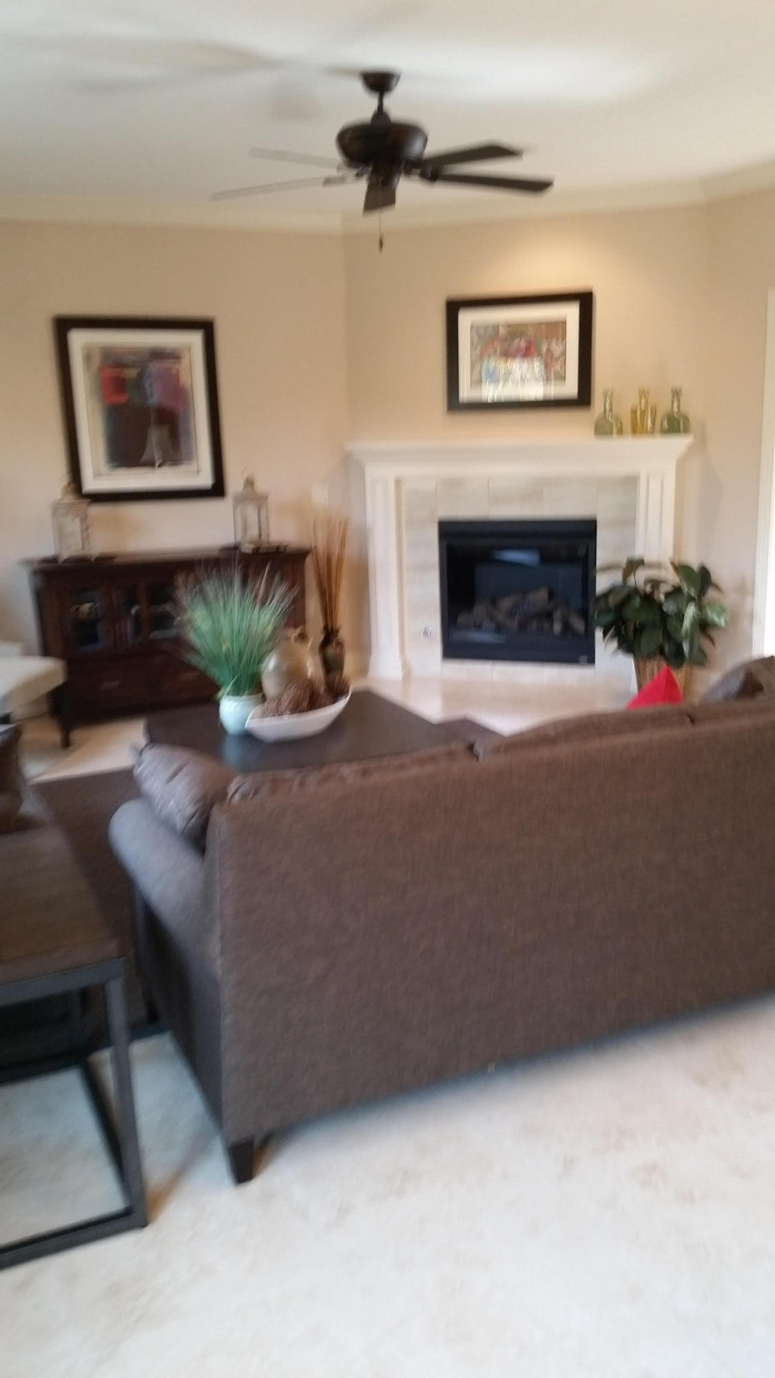 205 Rigdon Court Northwest Fort Walton Beach, FL 32548 - Photo 4 of 48 a living room with furniture and a fireplace