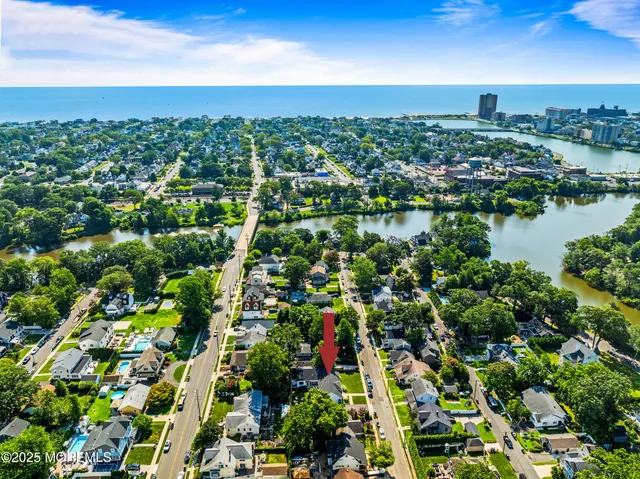 front view of house with a garden
