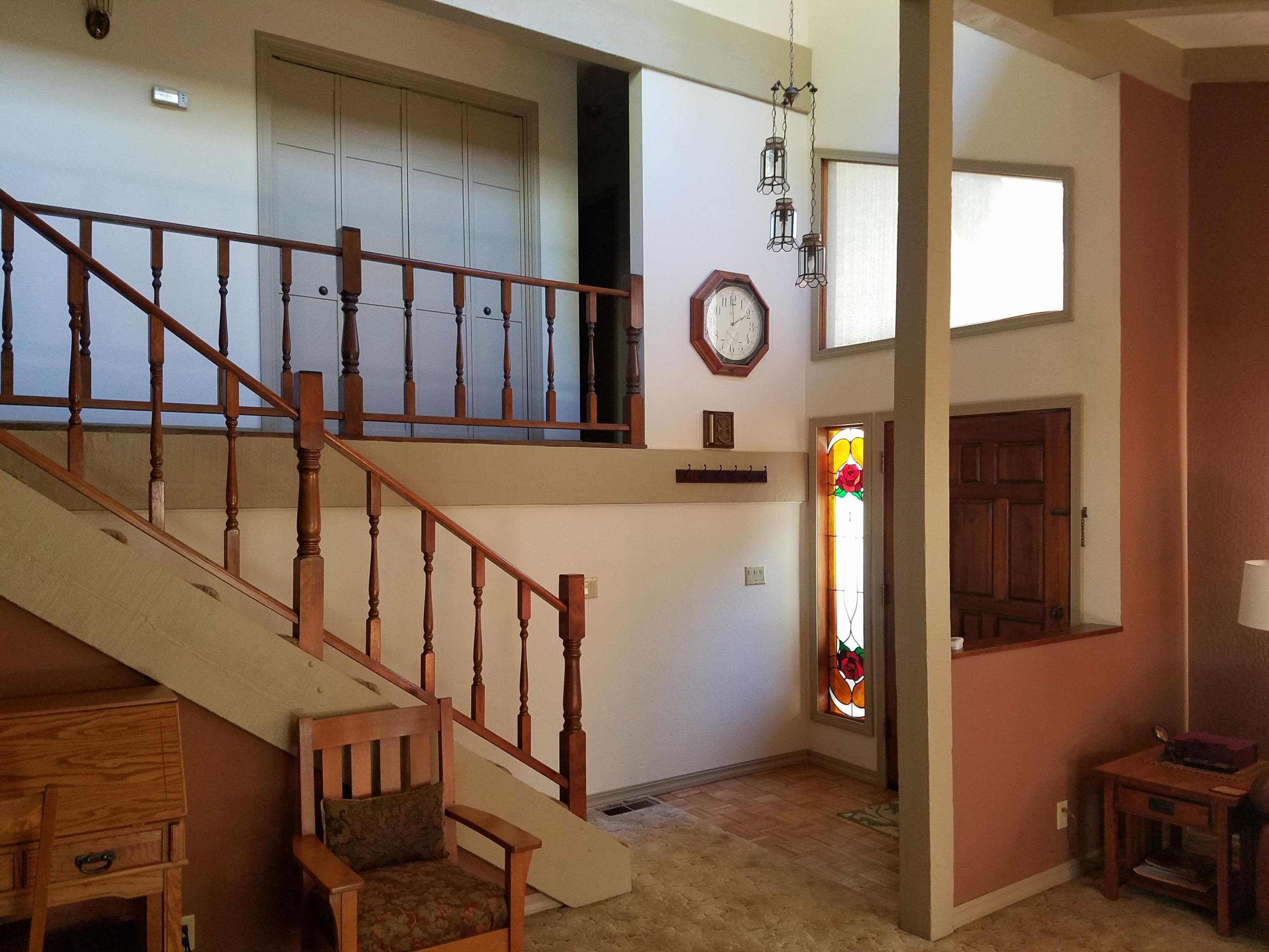 8131 Gold Run Road Redding, CA 96001 - Photo 3 of 37 entry and stairs to 3 bedrooms