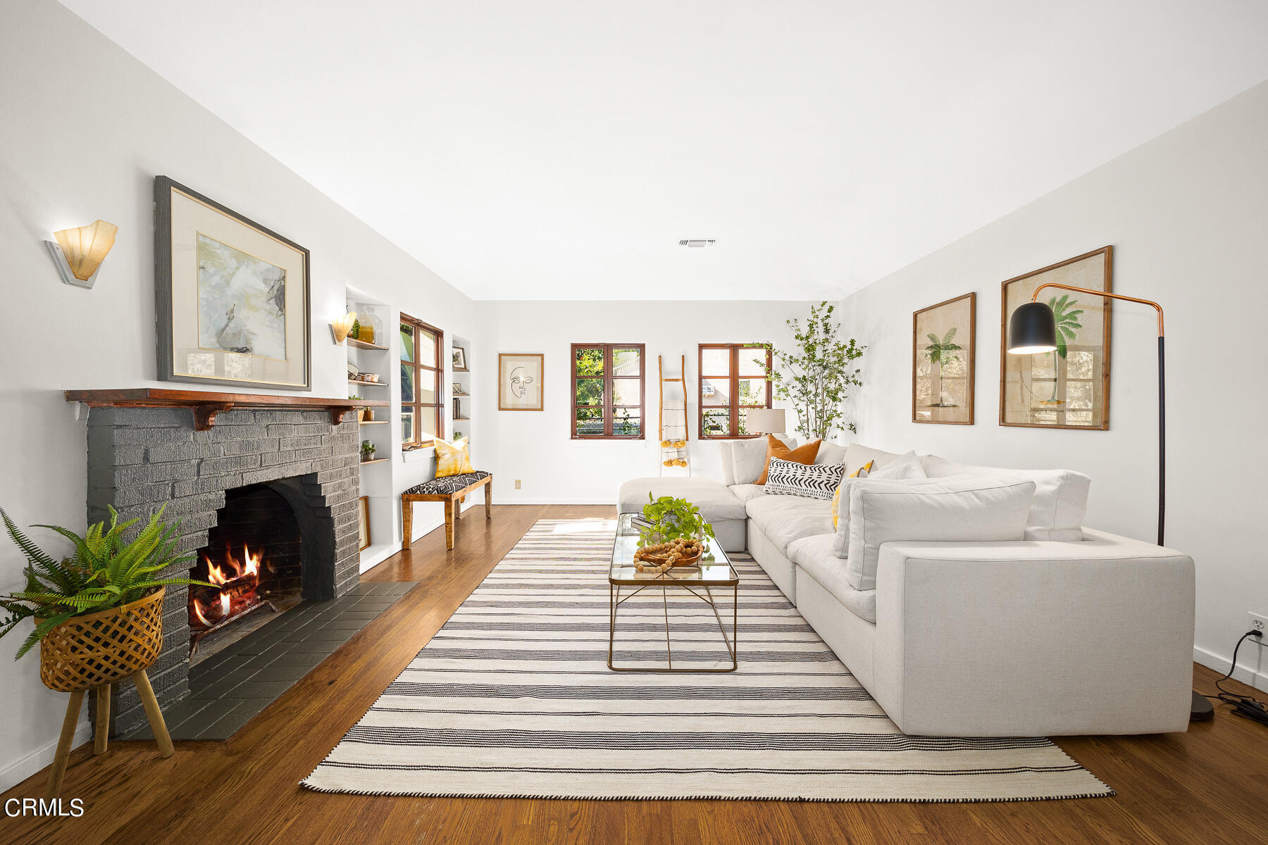 2864 Sterling Place Altadena, CA 91001 - Photo 4 of 28 a living room with furniture and a fireplace