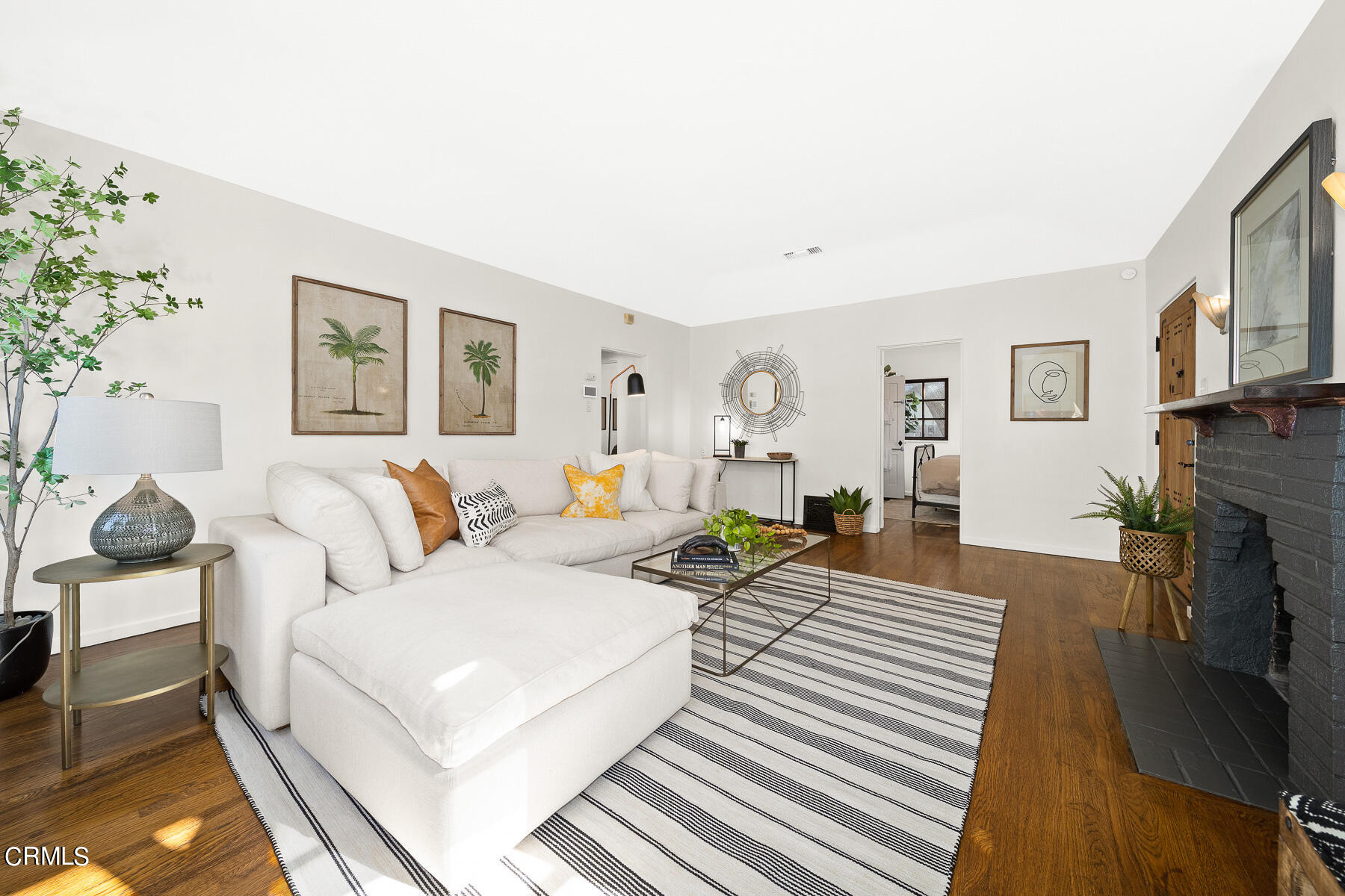 2864 Sterling Place Altadena, CA 91001 - Photo 8 of 28 a living room with furniture and a fireplace