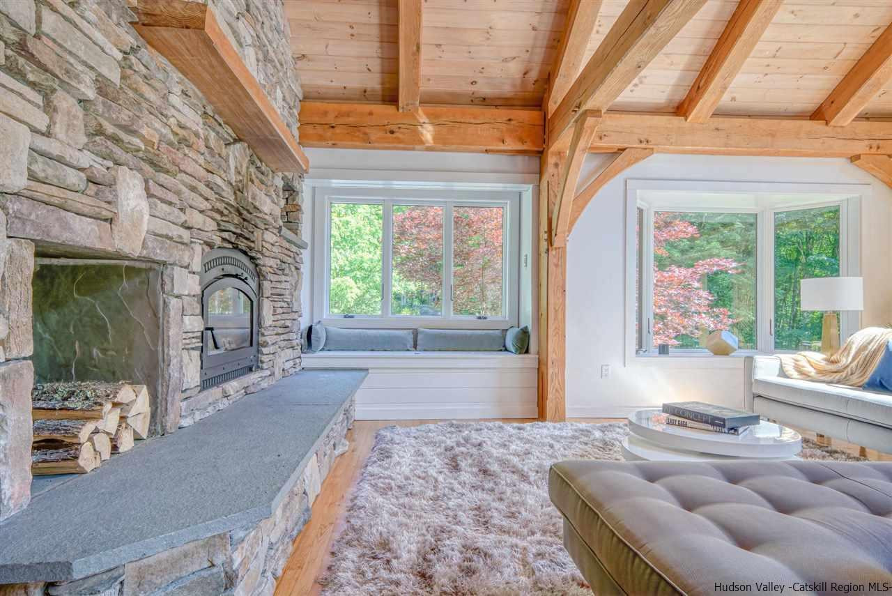 215 Sheldon Hill Road Olivebridge, NY 12461 - Photo 10 of 32 a living room with furniture and a large window