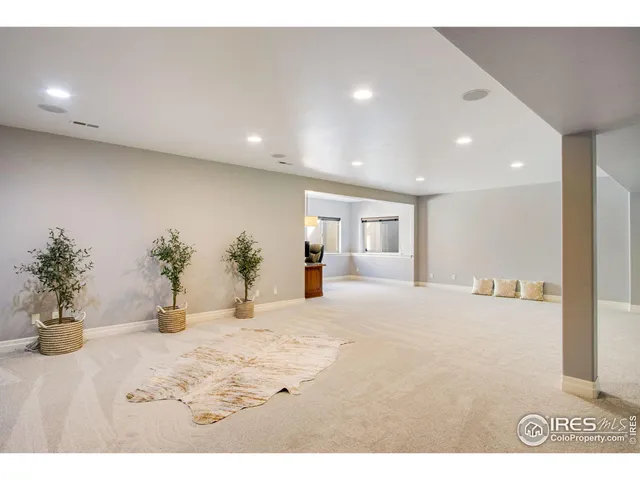 a workspace with furniture and window