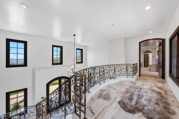 a patio with an outdoor seating