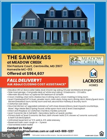 $973,607 | 104 Pasture Court, Centreville, MD 21617