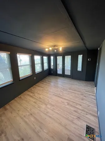 a view of small space with closet
