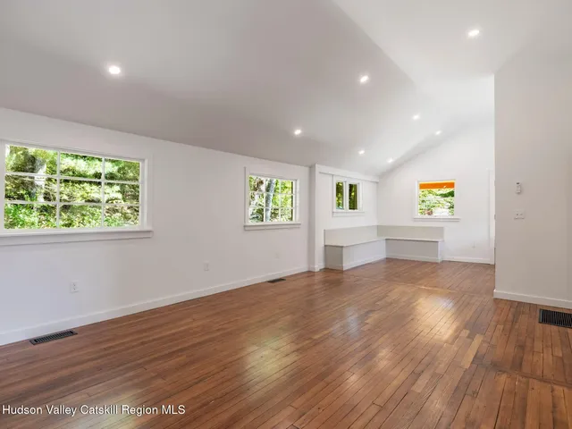 a picture of a bench in front of door