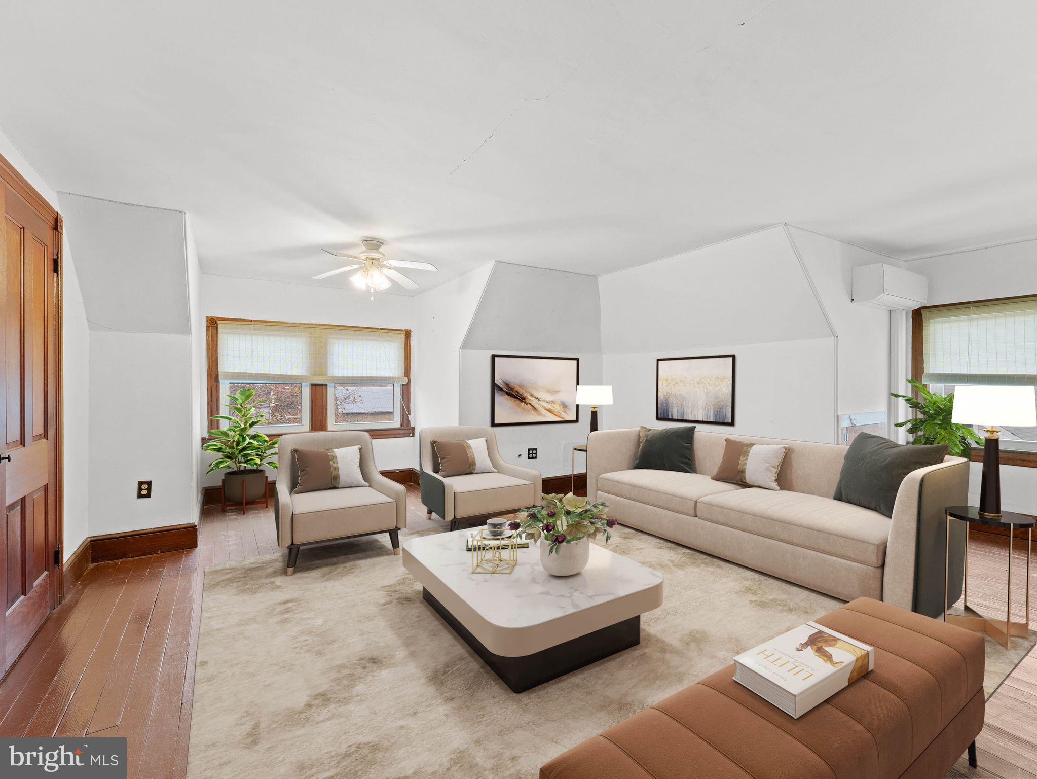 400 2nd Street Swedesboro, NJ 08085 - Photo 24 of 33 a living room with furniture or couch and a wooden floor