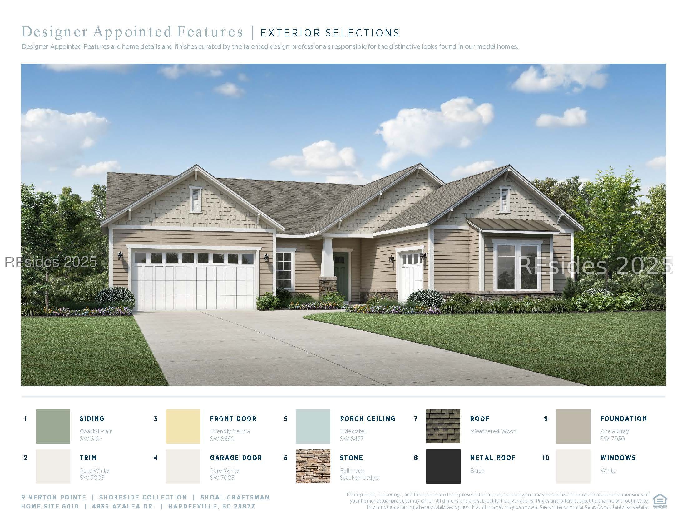 Exterior Color Selections