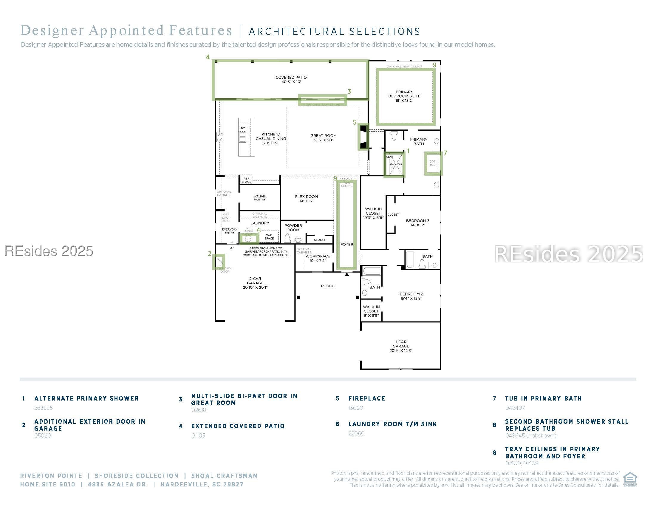 4835 Azalea Drive Hardeeville, SC 29927 - Photo 23 of 23 Floorplan