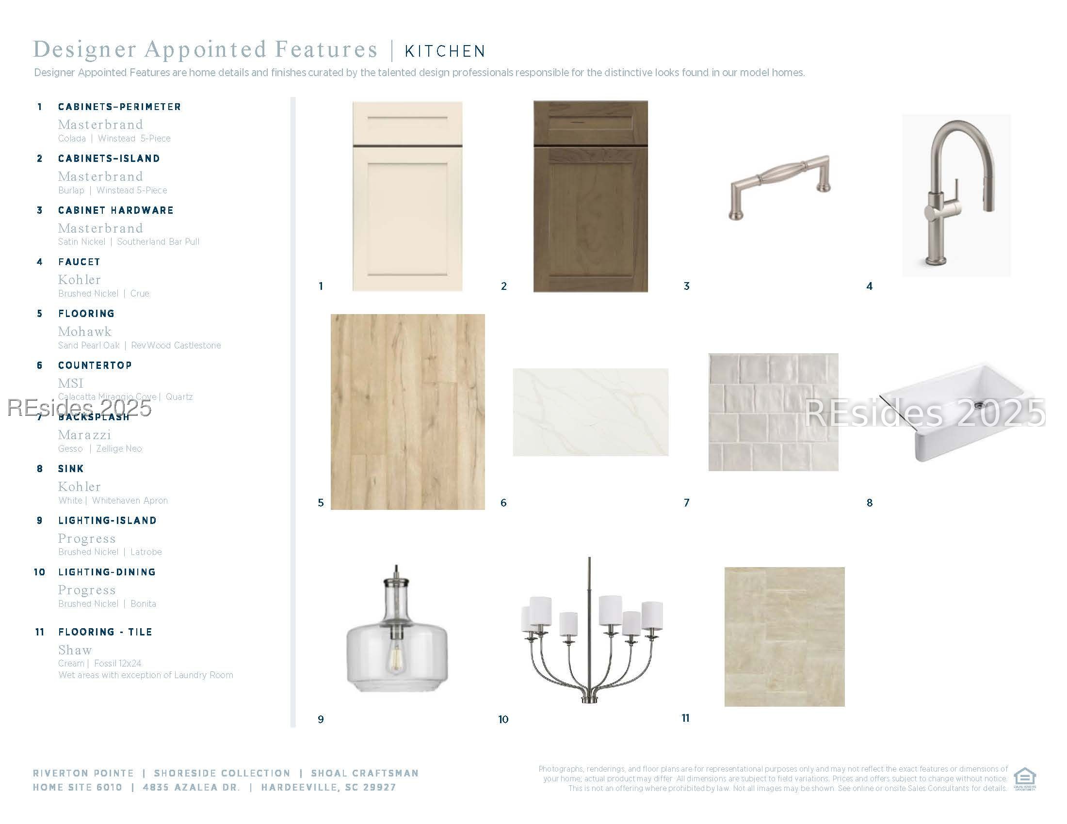 4835 Azalea Drive Hardeeville, SC 29927 - Photo 3 of 23 Kitchen Selections