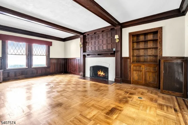 a view of a livingroom with a fireplace