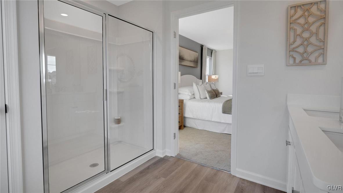 242 Winding Road Easton, PA 18040 - Photo 18 of 27 a view of a bathroom from a hallway