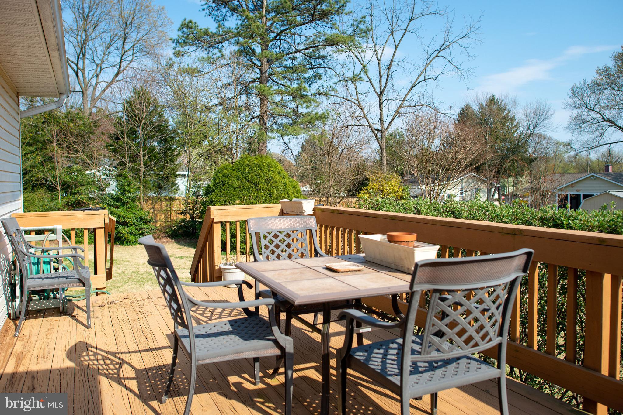 7817 Chestnut Grove Road Severn, MD 21144 - Photo 8 of 26 Deck is off of the kitchen