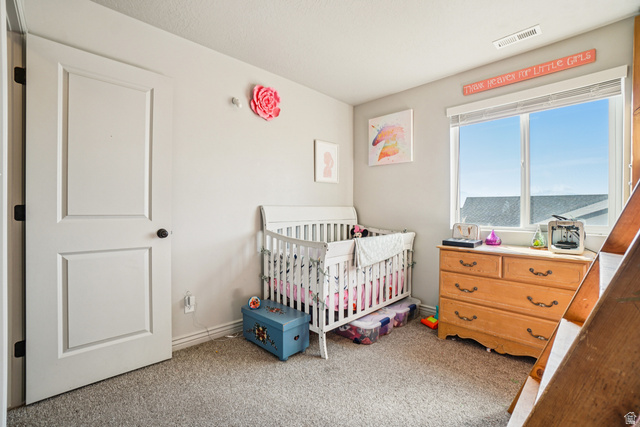 203 North 1900th Street West Mapleton, UT 84664 - Photo 20 of 48 Bright room featuring light gray walls, a window with natural light, and soft gray carpeting