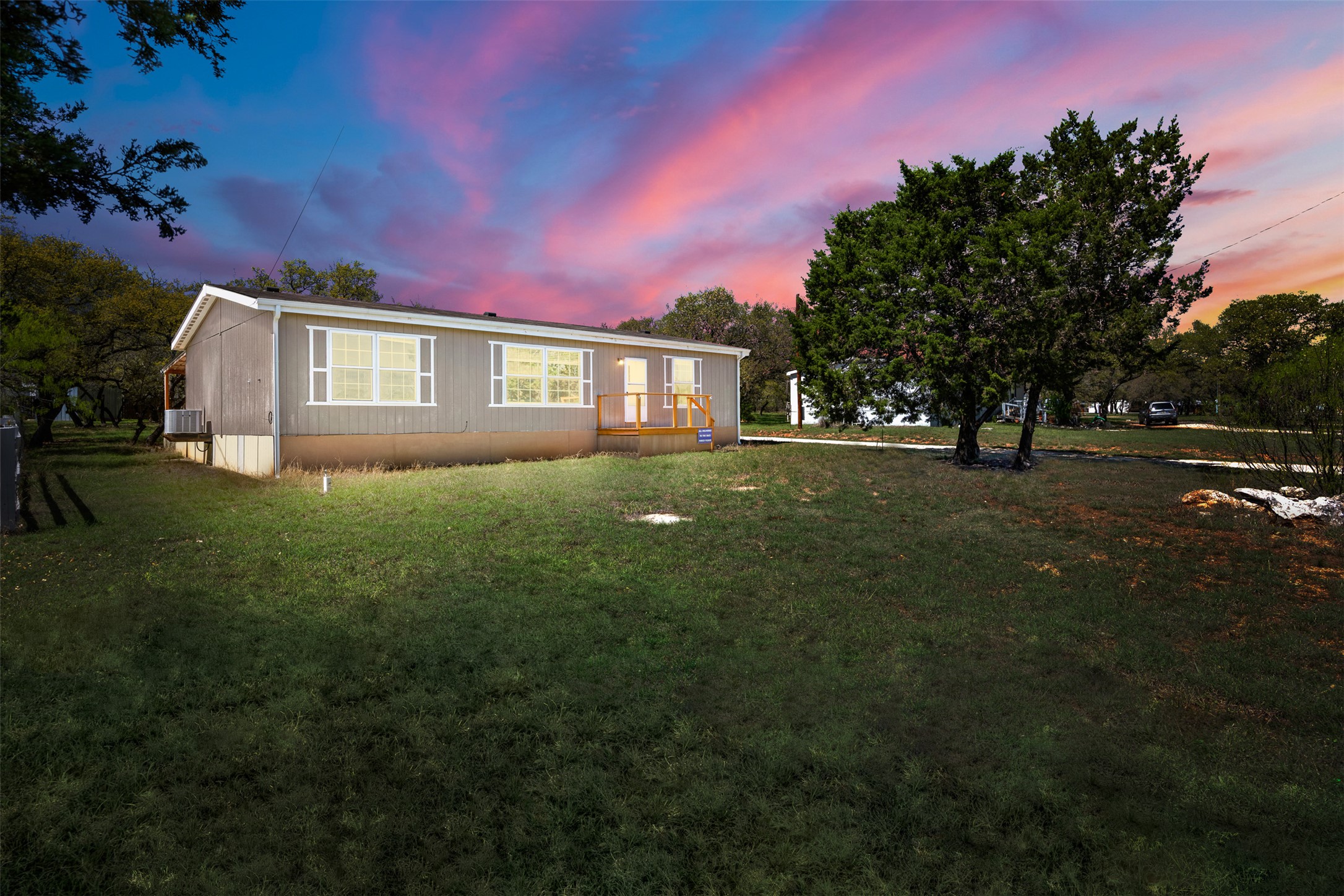 103 Spring View Drive Johnson City, TX 78636 - Photo 28 of 31 Manufactured / mobile home with a front lawn