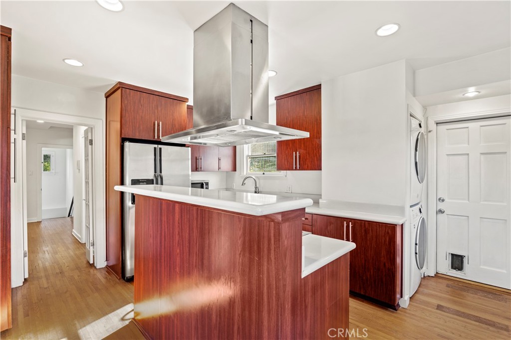 2559 Corralitas Drive Silver Lake, CA 90039 - Photo 23 of 54 a bathroom with a sink and a mirror
