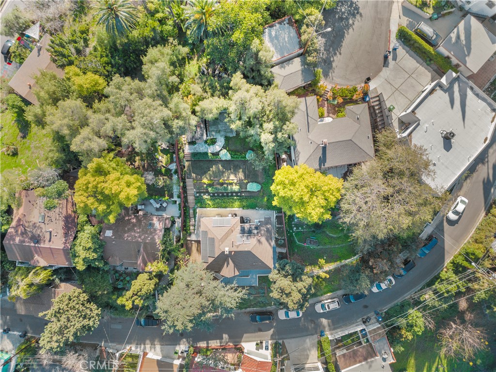 2559 Corralitas Drive Silver Lake, CA 90039 - Photo 53 of 54 an aerial view of a residential houses with yard