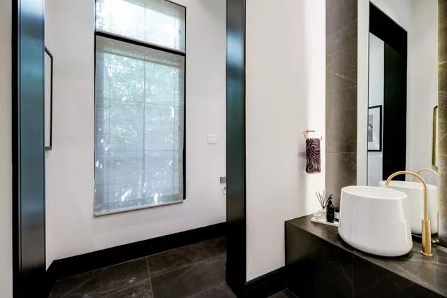 a room with furniture and a window