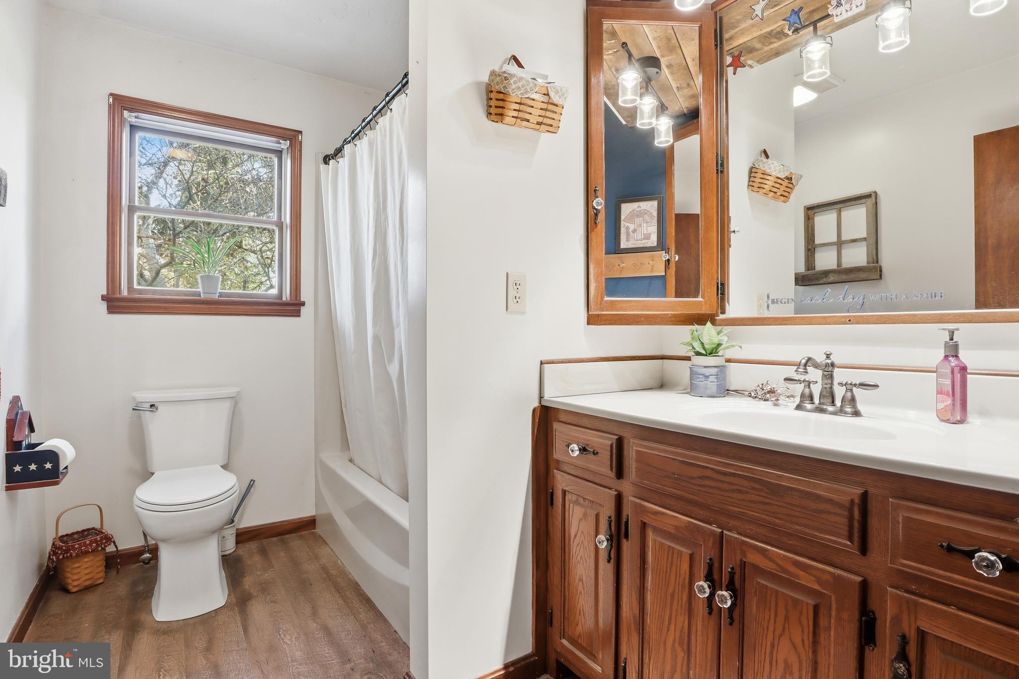 1934 Forge Heights Ln Spring Grove Spring Grove, PA 17362 - Photo 23 of 53 a bathroom with a sink toilet a mirror and vanity