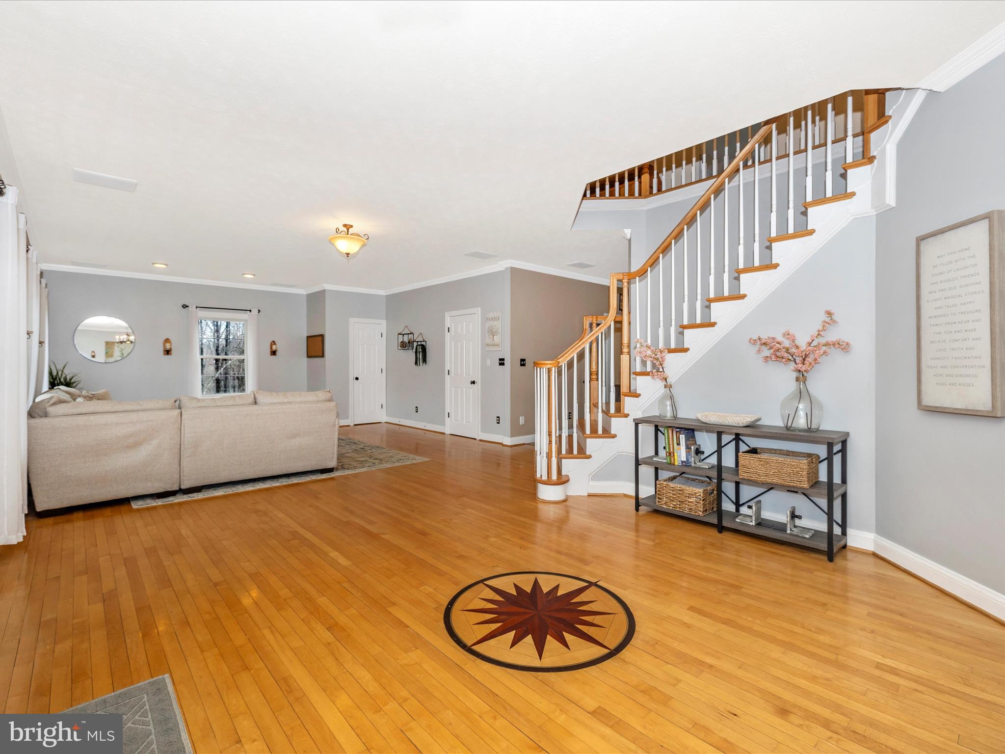 1345 Brehm Road Westminster, MD 21157 - Photo 13 of 131 a view of livingroom and dining room with wooden floor