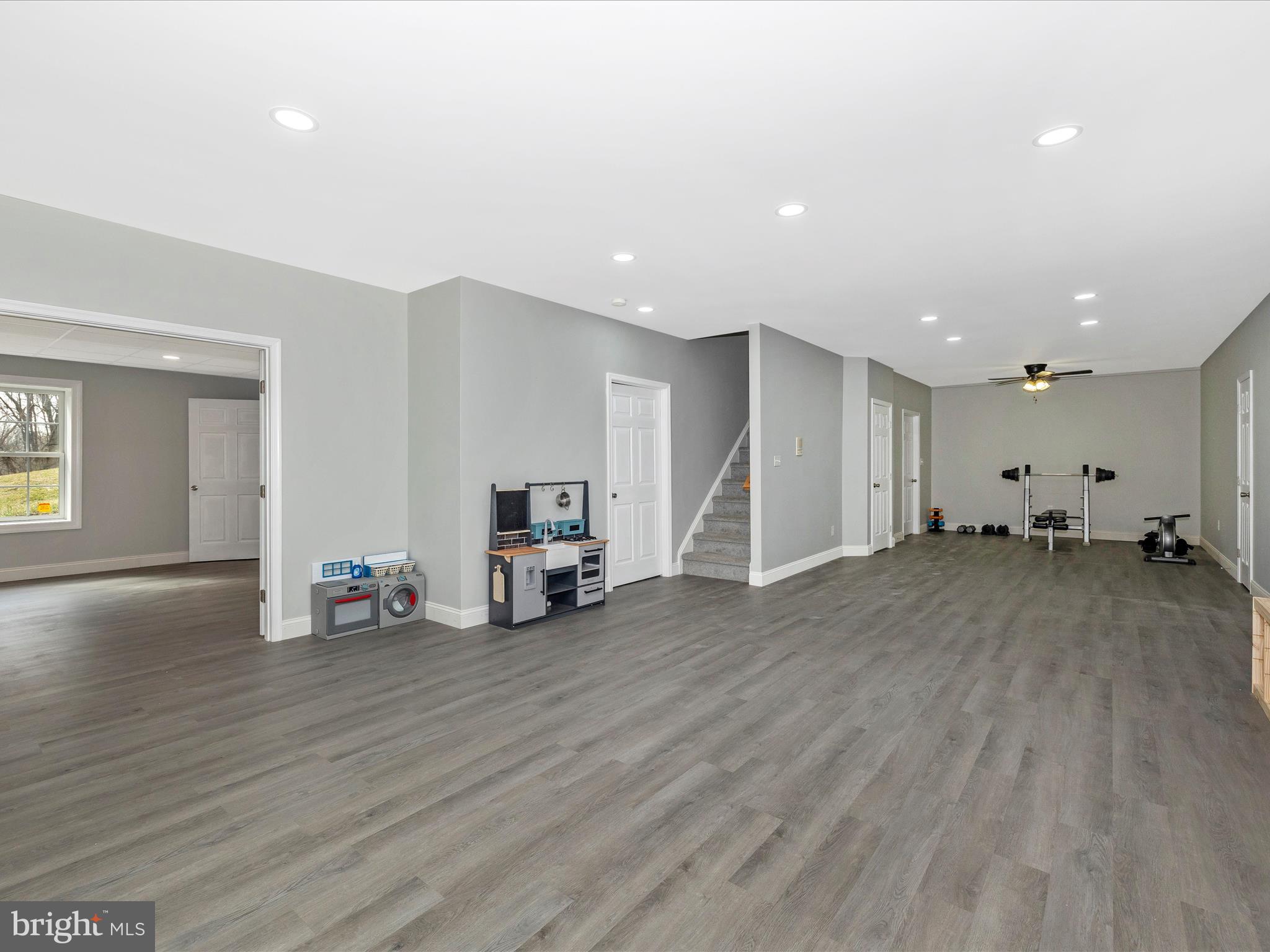 1345 Brehm Road Westminster, MD 21157 - Photo 68 of 131 a view of a room with gym equipment and a window