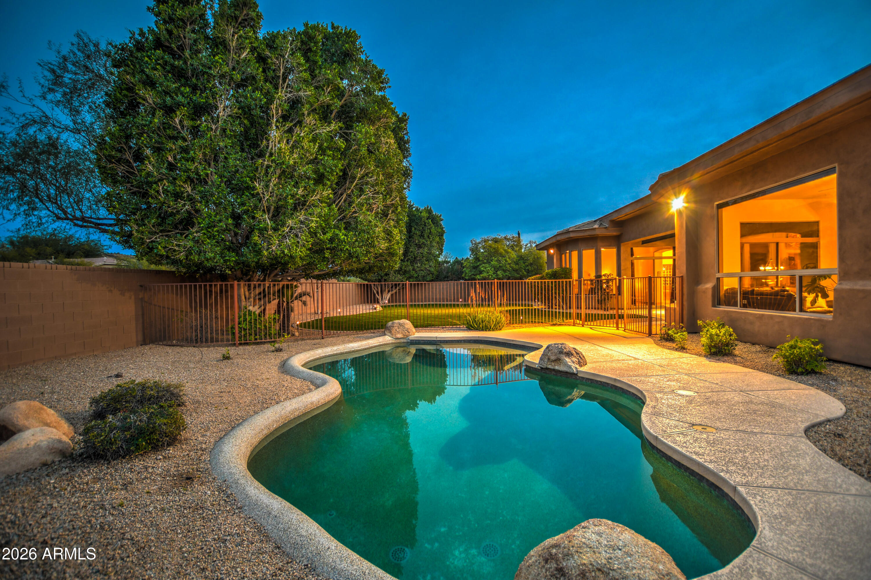 25801 North Lawler Loop Phoenix, AZ 85083 - Photo 42 of 43 a view of a swimming pool with a patio