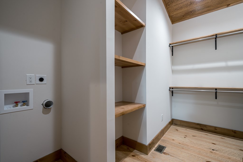 221 Goldmine Road Morganton, GA 30560 - Photo 28 of 51 a view of storage and utility room with wooden floor